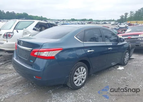 2014 Nissan Sentra S из США, поврежденный, VIN 3N1AB7AP3EY237178